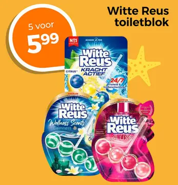 Aanbieding: Witte Reus toiletblok