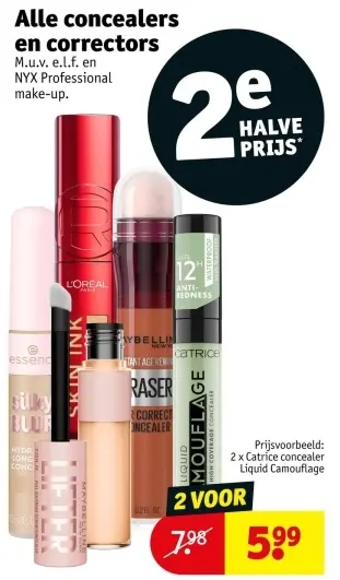 Promotie: All concealers and correctors