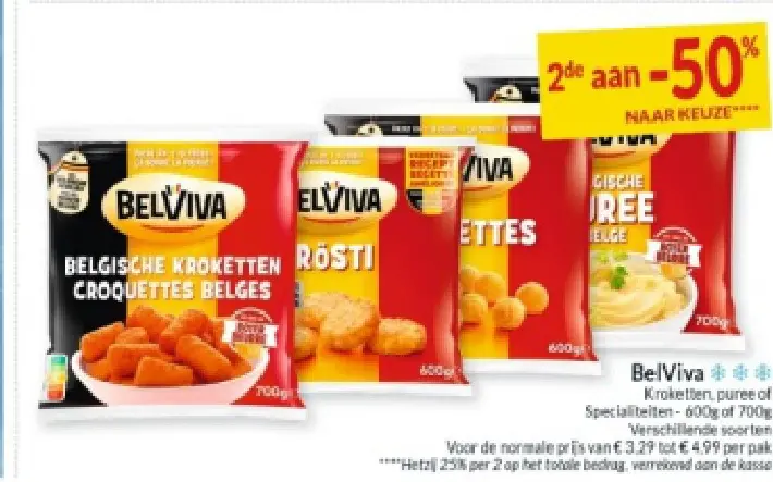 Promotie: Kroketten, puree of Specialiteiten