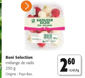 Offre: mélange de radis
