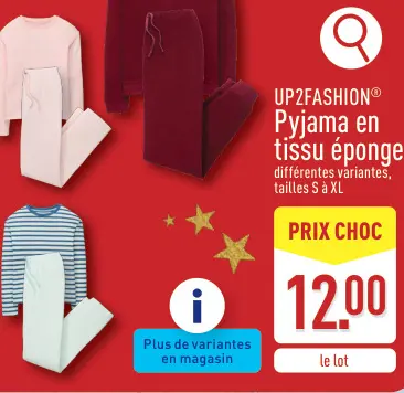 Offre: Pyjama en tissu éponge