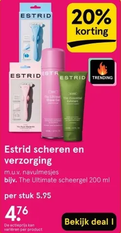 Aanbieding: Estrid scheren en verzorging