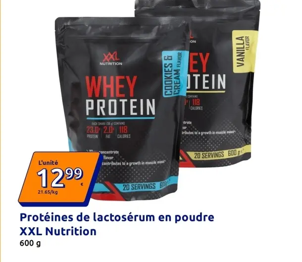 Offre: Protéines de lactosérum en poudre