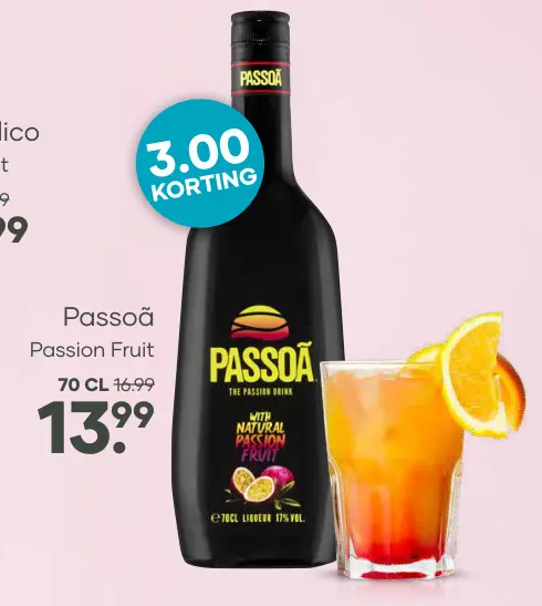 Aanbieding: Passoã Passion Fruit