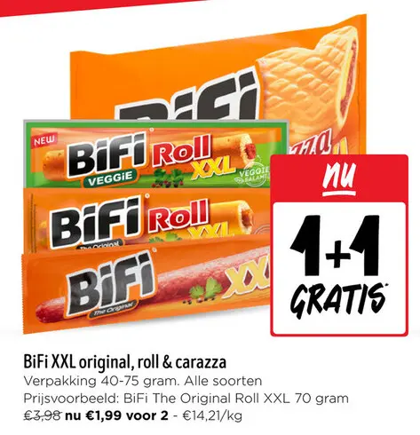 Aanbieding: XXL original, roll & carazza