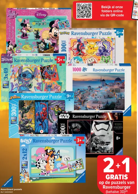 Promotie: Ravensburger Puzzels