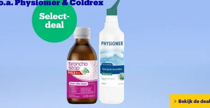 Aanbieding: Physiomer & Coldrex 
