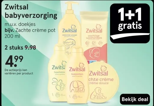 Aanbieding: Zwitsal babyverzorging