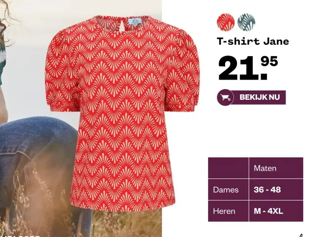 Aanbieding: T-shirt Jane