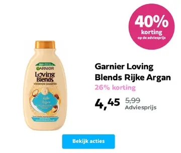 Aanbieding: Garnier Loving Blends Rijke Argan