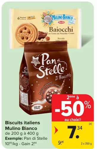 Offre: Biscuits italiens