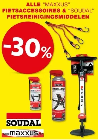 Promotie: Fietsaccessoires & fietsreinigingsmiddelen