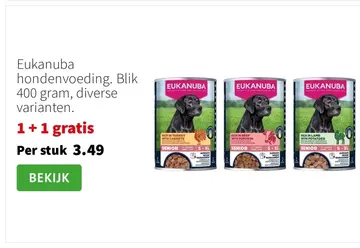 Aanbieding: Eukanuba hondenvoeding