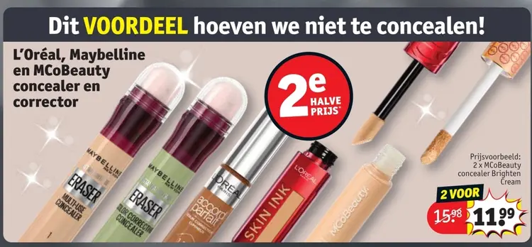 Promotie: Concealer en corrector
