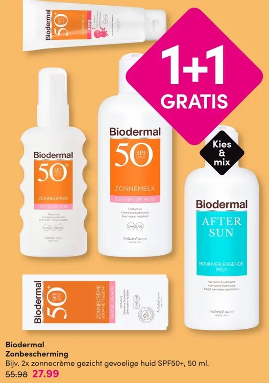 Aanbieding: Biodermal Zonnebescherming