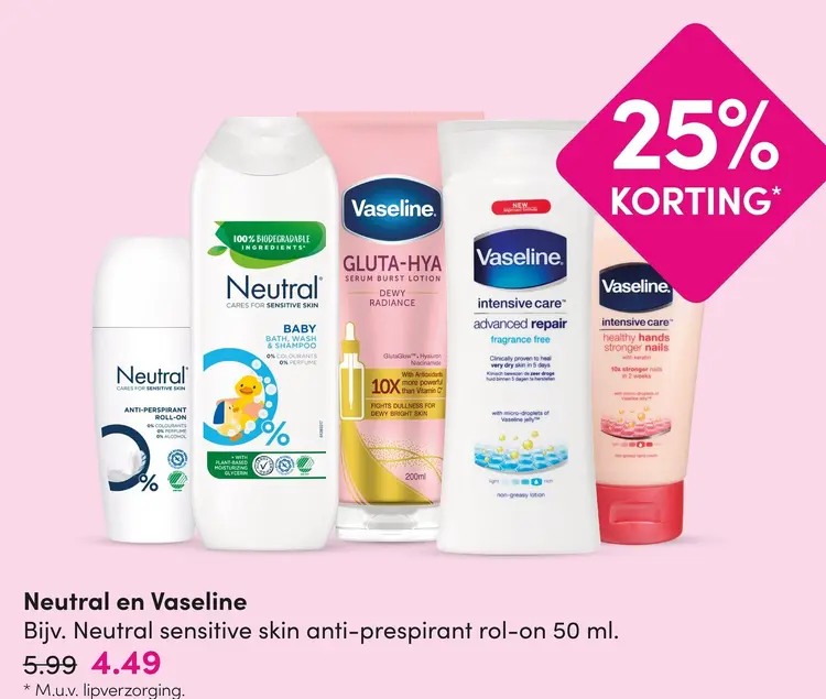 Aanbieding: Neutral en Vaseline