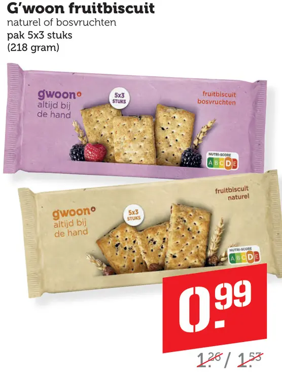 Aanbieding: Fruitbiscuit