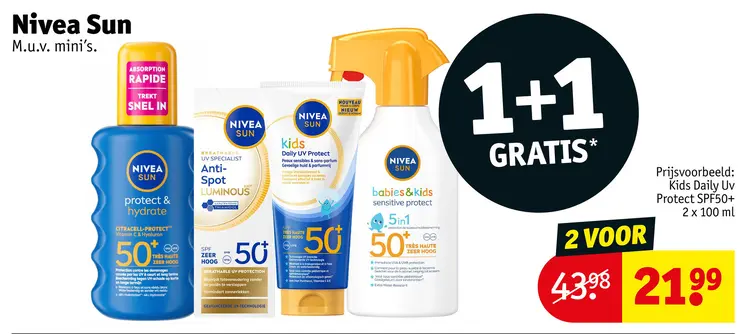 Aanbieding: Nivea Sun