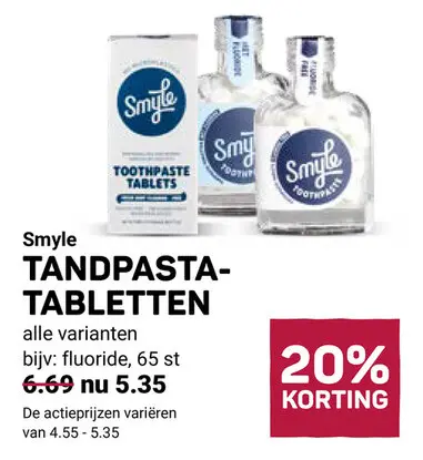 Aanbieding: Tandpasta-tabletten
