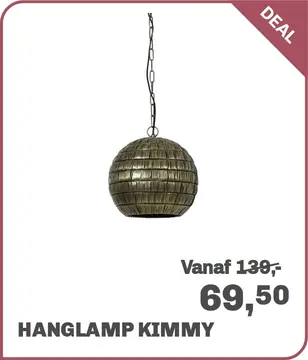 Aanbieding: Hanglamp Kimmy