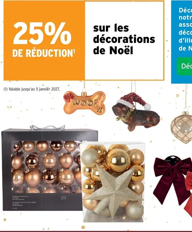 Offre: Décorations de Noël