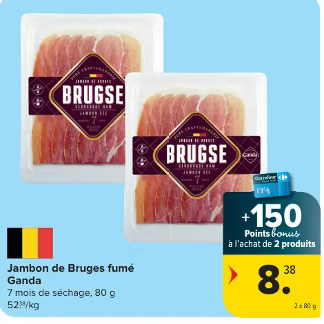 Offre: Jambon de Bruges fumé