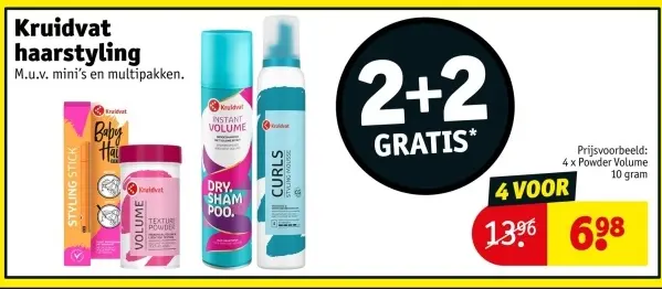Promotie: Kruidvat haarstyling