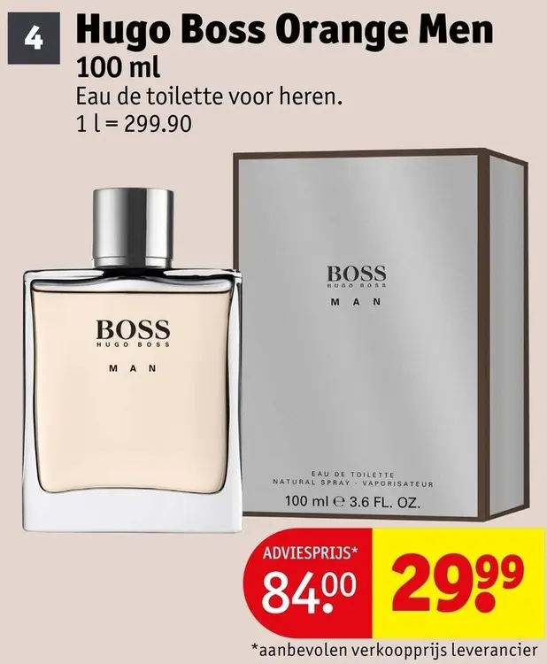 Promotie: Orange Men Eau de toilette voor heren