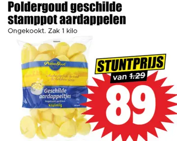 Aanbieding: Poldergoud geschilde stamppot aardappelen