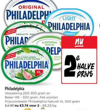 Aanbieding: Philadelphia
