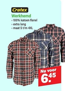 Aanbieding: Cratex Werkhemd