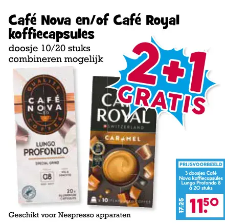 Aanbieding: Koffiecapsules