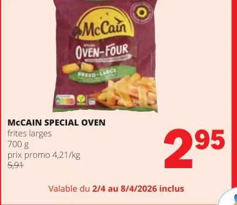 Offre: McCain Special Oven