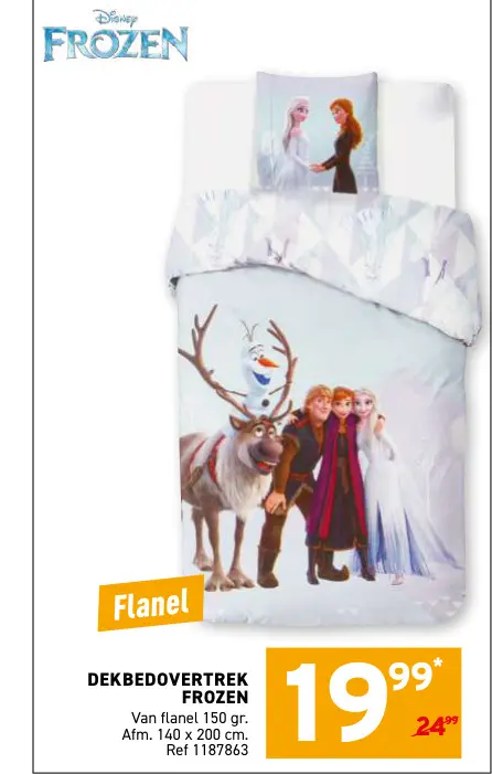 Promotie: Dekbedovertrek Frozen