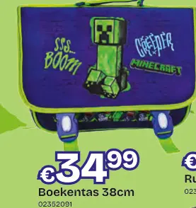 Promotie: Boekentas 38cm