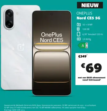 Aanbieding: OnePlus Nord CE5