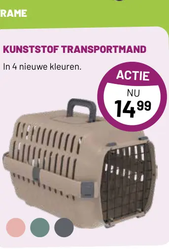 Aanbieding: Kunststof transportmand
