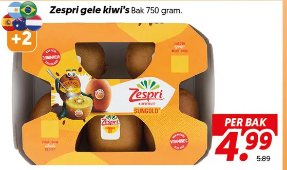 Gele kiwi's
