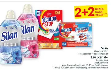 Aanbieding: Silan Wasverzachter Eau Ecarlate Décolor stop