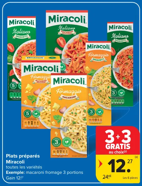 Offre: Plats préparés