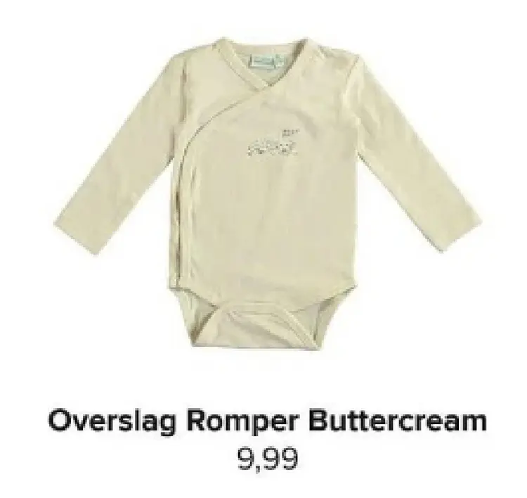 Aanbieding: Overslag Romper Buttercream