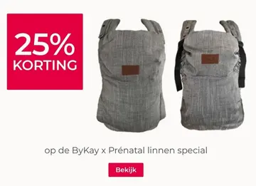 Aanbieding: ByKay x Prénatal linnen special
