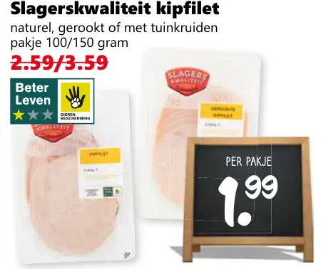 Aanbieding: Slagerskwaliteit kipfilet