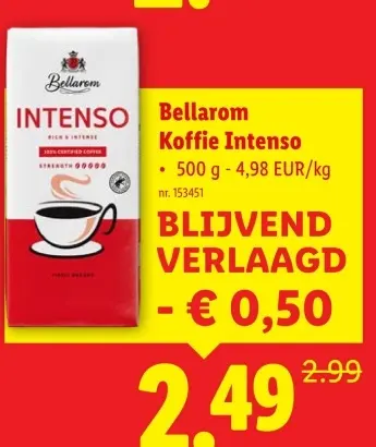 Promotie: Koffie Intenso