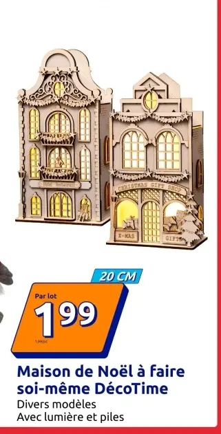 Offre: Maison de Noël à faire soi-même