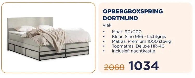 Aanbieding: Opbergboxspring dortmund
