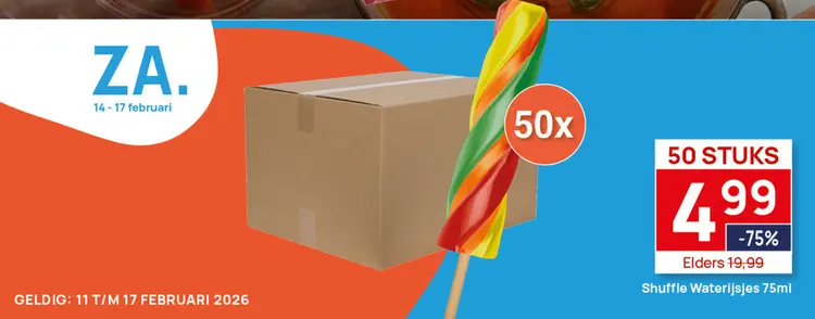 Aanbieding: Shuffle Waterijsjes