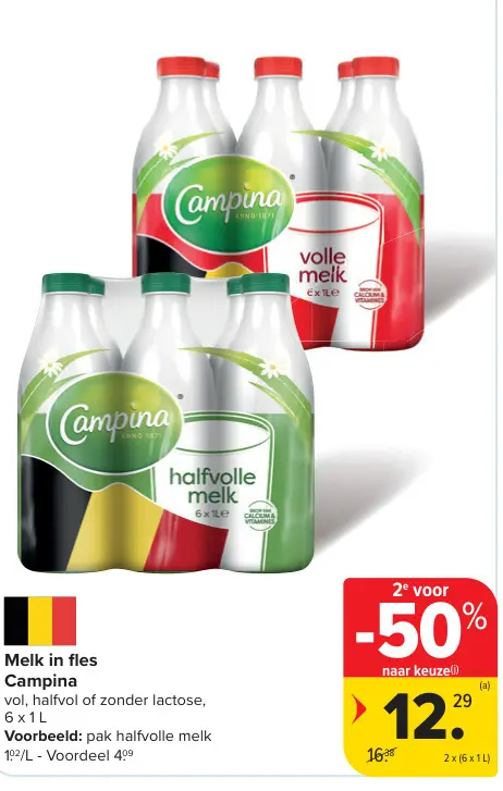 Promotie: Melk in fles