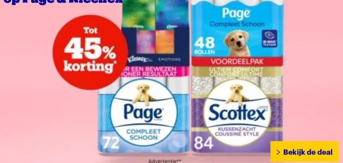 Aanbieding: Page & Scottex