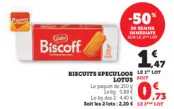 Offre: Biscuits speculoos